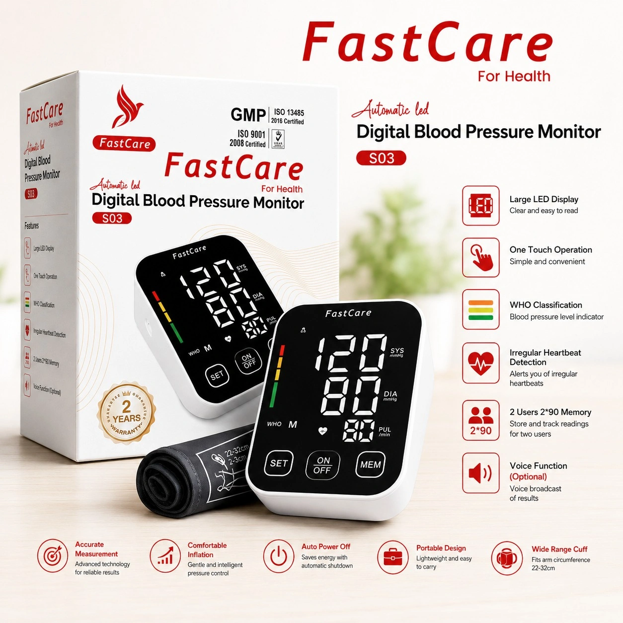 Fast Care Digital Blood Pressure Machine (1)